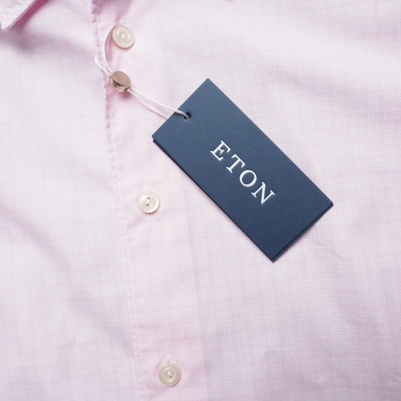 Eton Contemporary-Fit Prince of Wales Check Dress - Picture 5 of 6